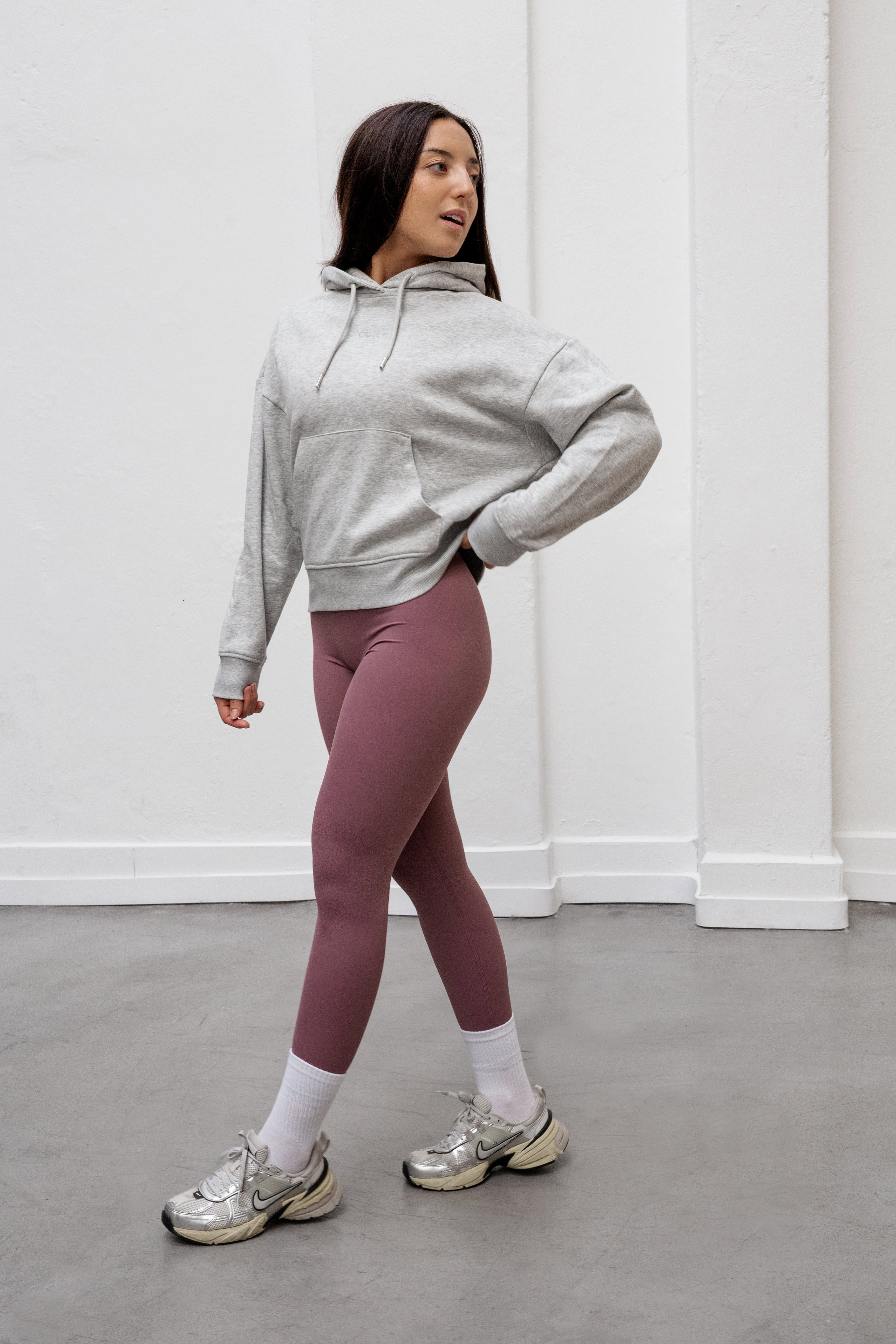 Buzo Boxy Gris