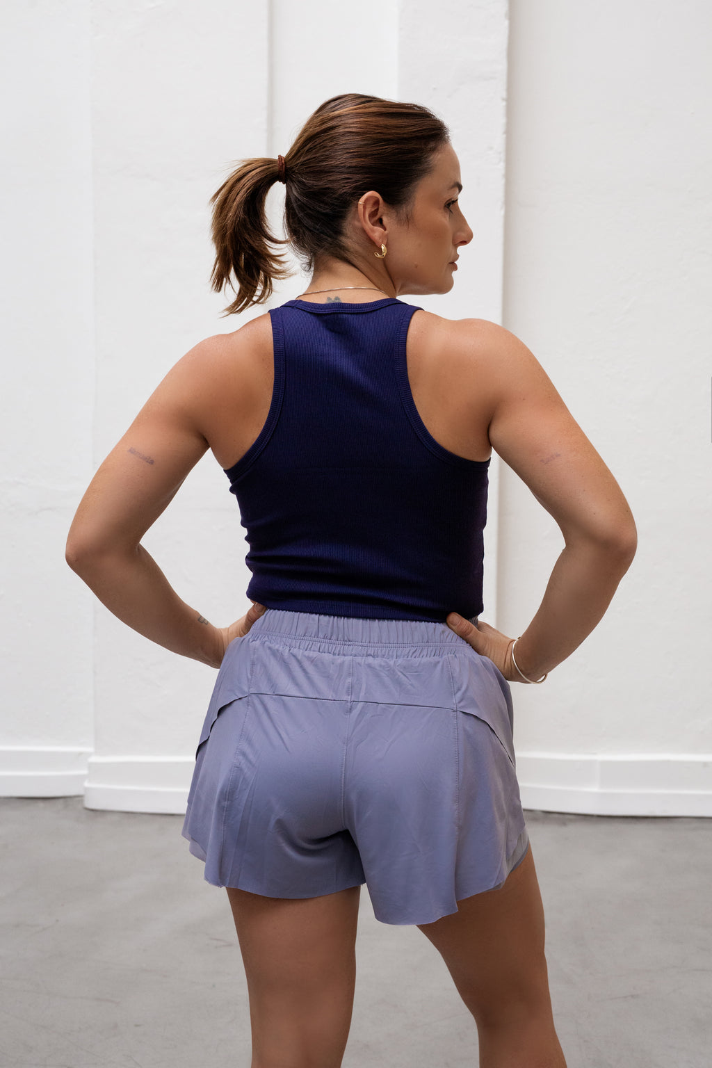 Daily Crop Top - Azul Noche