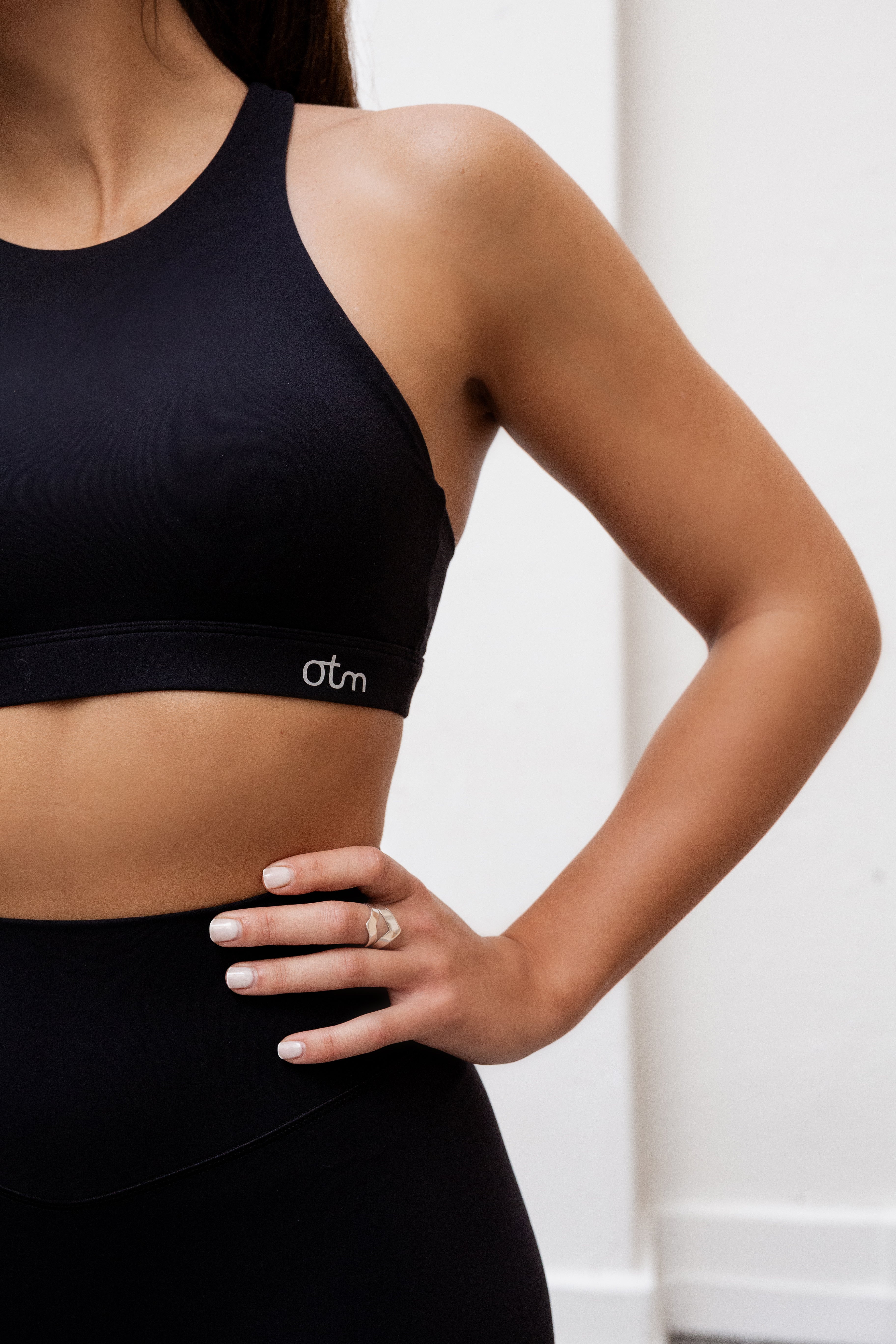 Crossback Bra - Negro